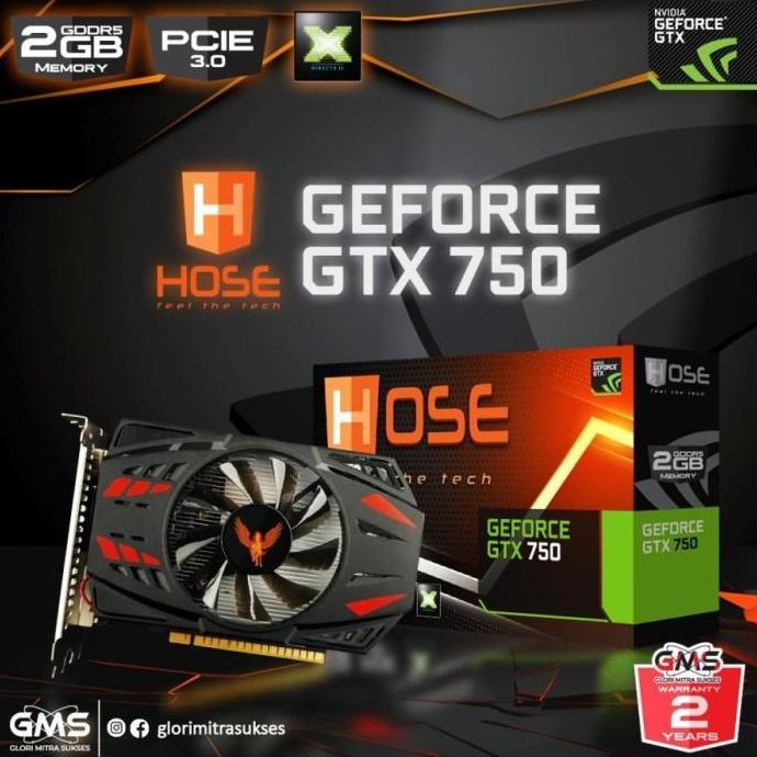 NEW HOSE GTX 750 2GB DDR5 VGA