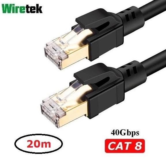 TERBARU - LAN Cat 8 Gigabit Ethernet Network Cable 20 meter WIRETEK