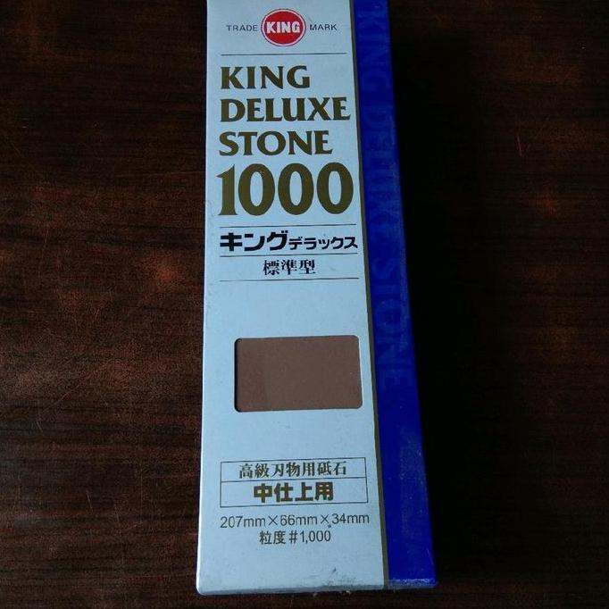 Batu Asah Asahan Batu Alat Pengasah King Deluxe Stone Grade 1000