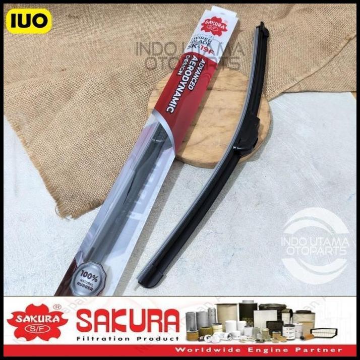 DISKON WIPER FRAMELESS MITSUBISHI KUDA KARET KACA MOBIL SAKURA