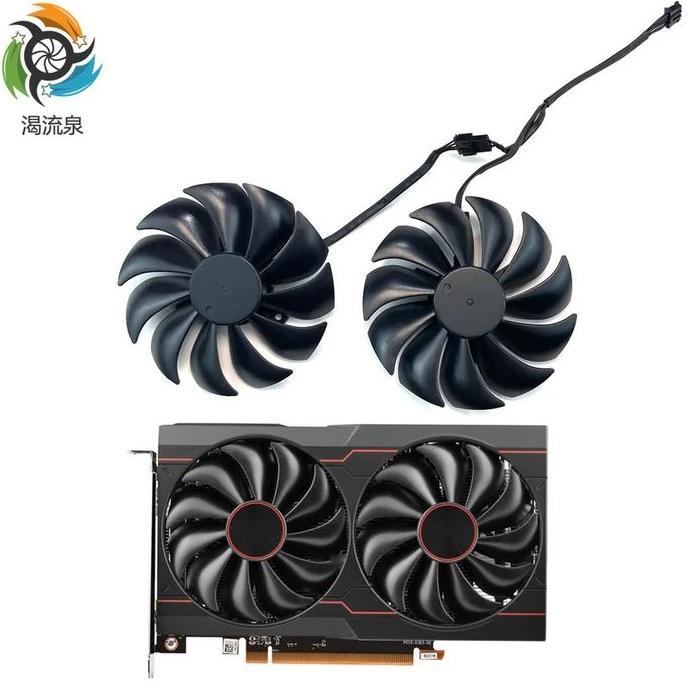 BEBAS ONGKIR - Fan Kipas vga Rx 6500 Xt sapphire PULSE 85mm 4pin