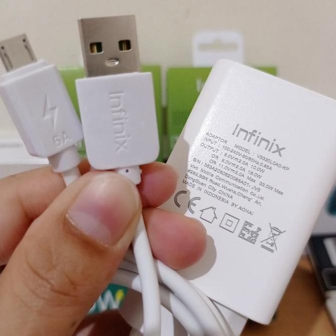 Charger Infinix Original 33watt Fast Charging Micro USB