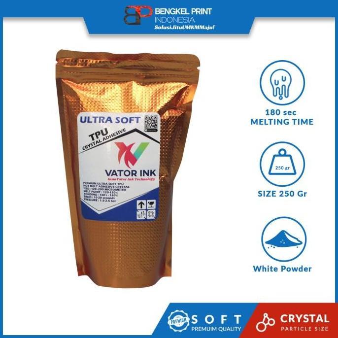 Hotmelt Powder Vator TPU Ultra Soft for DTF 250gr