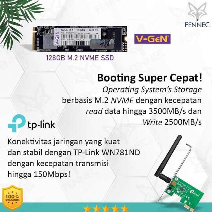 Set Pc Komputer Intel Core I5 Ram 8Gb Ssd Rakitan Office