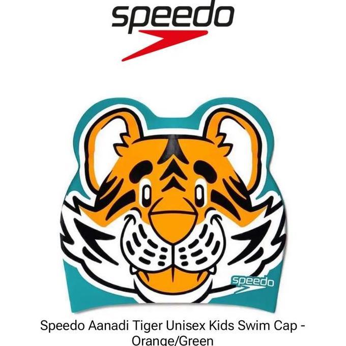 Topi Renang Anak Speedo Original - Speedo Aanadi Tiger Cap Kids
