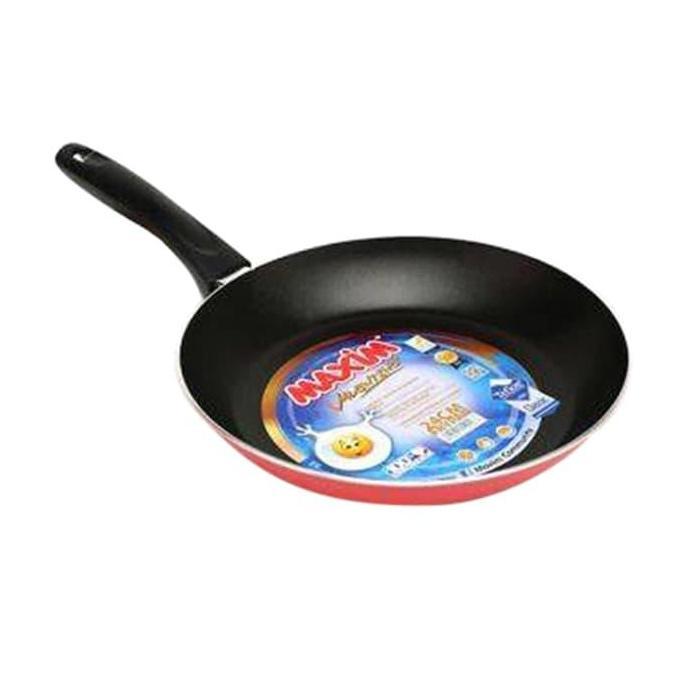 TERLARIS - Penggorengan Maxim Datar Ceper Wajan Frying Pan Teflon Valentino 24 cm