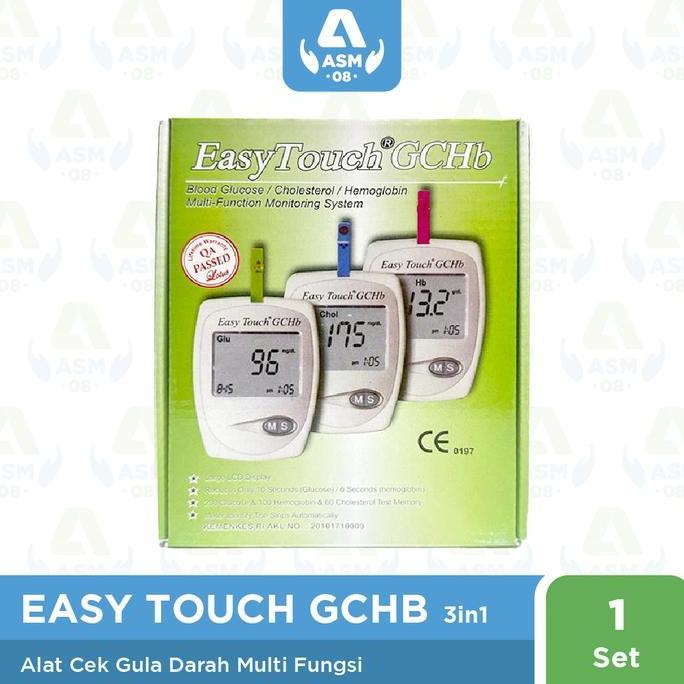 NEW Alat cek HB test hemoglobin easy touch/ alat cek guladarah kolesterol