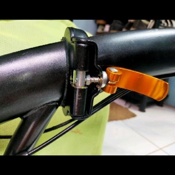 Promo Pengunci Lipatan Sepeda Lipat Clamp Frame Kunci Tengah Qr Universal As Baut Cod