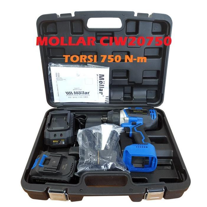 Ready MOLLAR CIW20750 Cordless Impact Wrench Brushless 750 Nm / CIW 20750