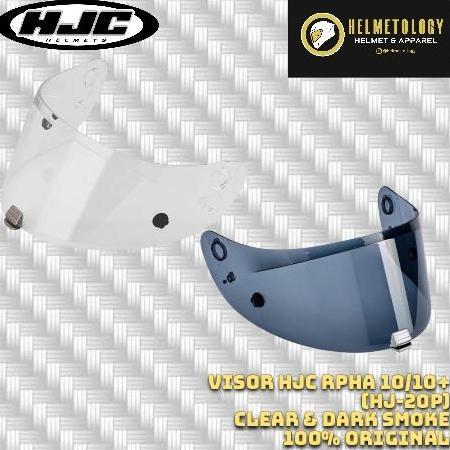 Visor HJC RPHA 10 10+ Clear dan Dark Smoke Original Kaca Helm HJ-20P