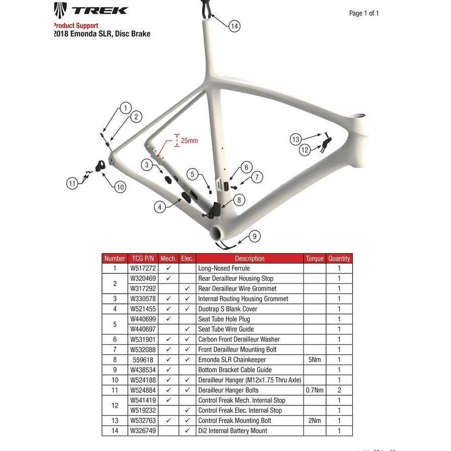 Promo Frame Part Trek RD Hanger 14212 Rear Derailleur Hanger Disc Thru Axle Rear Drive Side - Anting