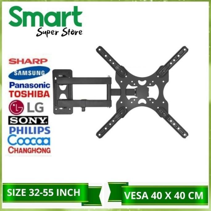 BEST SELLER - Bracket/Breket/Braket Lengan TV LED 50 inch