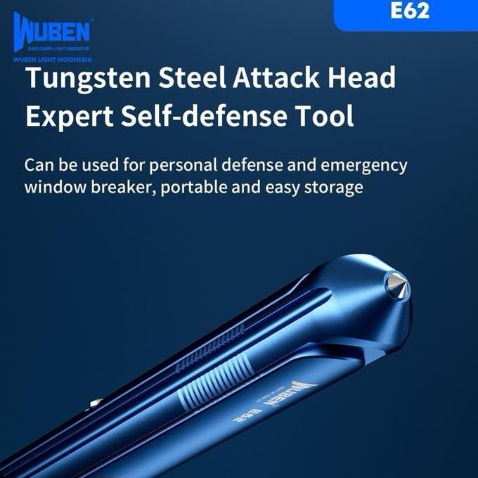 Grosir Wuben E62 Multifunctional Edc Tactical Pen Light & Knife Flashlight Senter