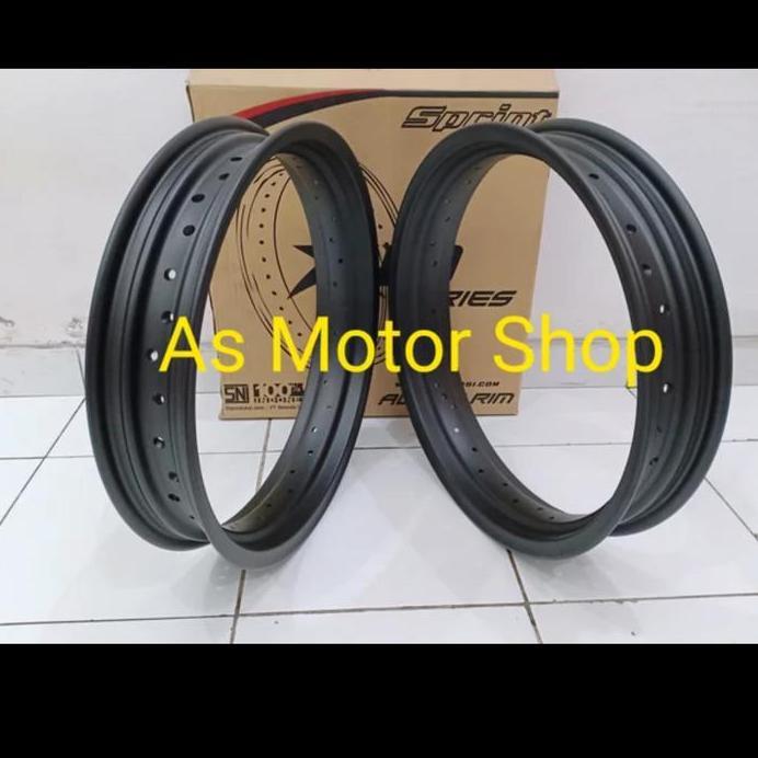 Velg sepasang merek sprint xd/Wm tapak lebar ukuran 250 - 350 ring 17