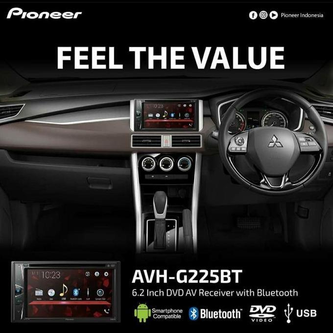 NEW head unit pioneer avh g225bt double din