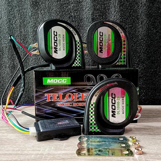 Klakson Telolet 6In1 Klakson Keong Telolet Triple 6 Suara Universal Mobil Motor Klakson  Motor Modul