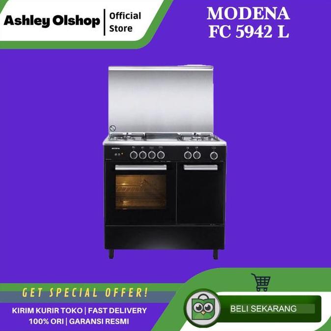 Kompor Standing Modena FC 5942 L Kompor 4 Tungku Modena FC5942L Freestanding Cooker [ORI]