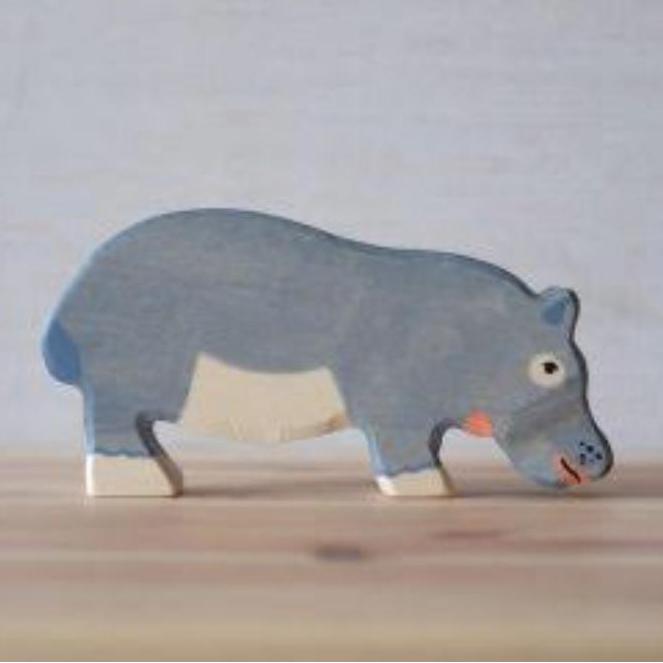 Holztiger hippopotamus kuda nil