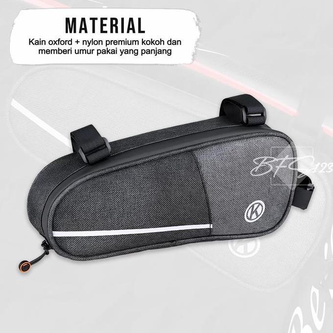 Promo Tas Frame Sepeda Mtb Roadbike Model Tabung Segitiga Size Besar Cod