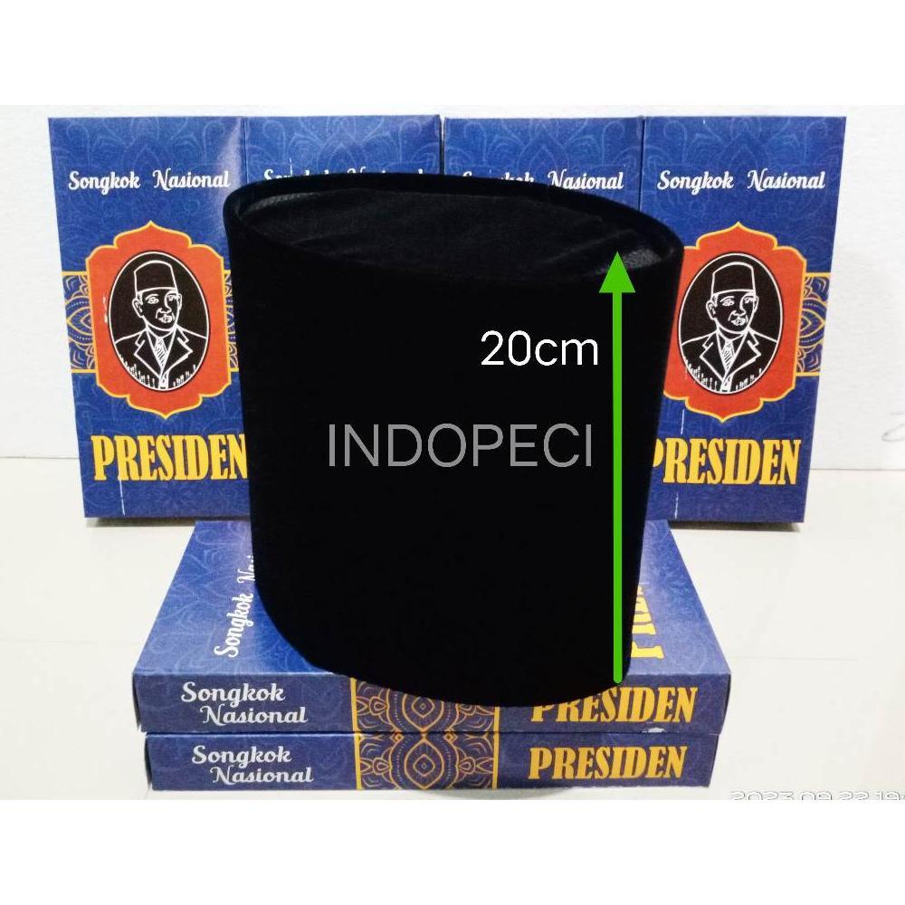 Sale Peci Polos Hitam AC Tinggi 20 cm 15cm 13 cm 12 cm 11 cm Peci Hitam Peci Nasional Peci Tinggi 9 
