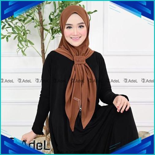 Segitiga Instan Jersey Premium / Hijab Instan Segi3 Nonpet / Mentari / Segitiga Instan Oval Jersey F