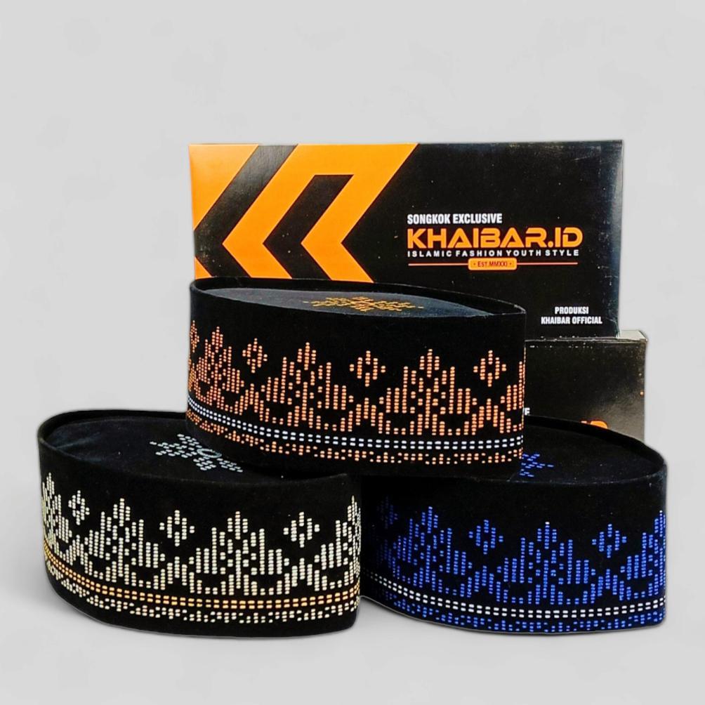 TERBARU Peci Songkok Kopiah Hitam Batik Songket Terbaru Songkok Nasional Kopiah Dewasa dan Peci Anak