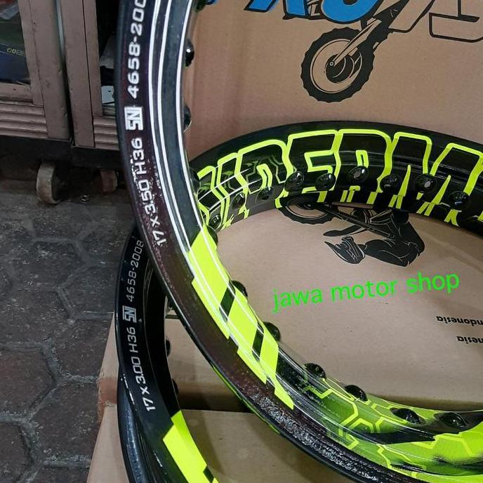 Velg supermoto KLX CRF protech 2 tone 30017 &35017 hold 36
