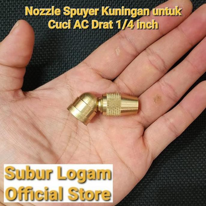 Nozzle Spuyer Kuningan untuk Cuci AC / Nozle Spuyer Kabut Irigasi