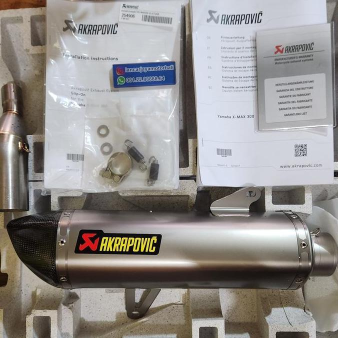 BEBAS ONGKIR - Knalpot Akrapovic Xmax Original Slovenia