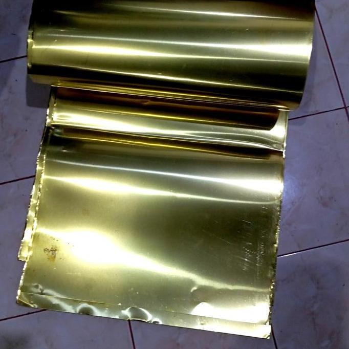 plat kuningan lembaran / plat kuningan tipis