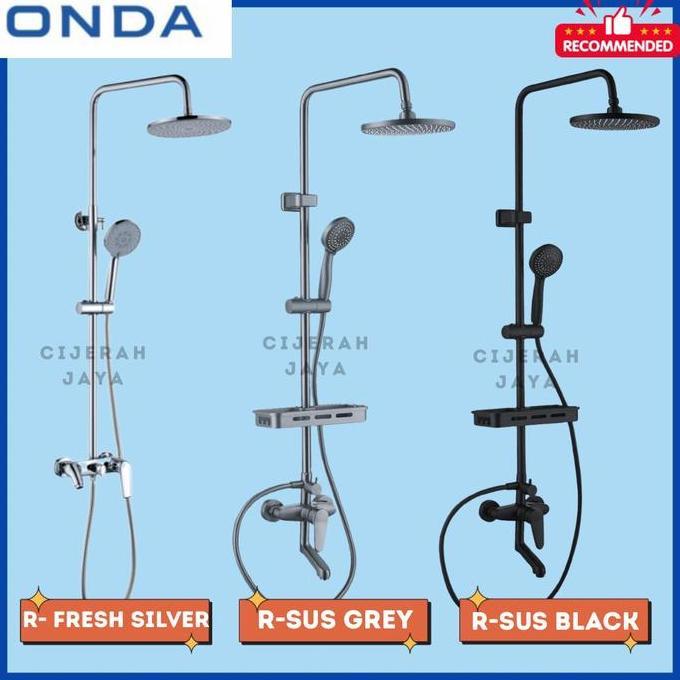 Waterwagen- Shower Coloumn Set Onda R-Fres / Shower Tiang Panas Dingin Onda Premium / Shower Colomn 