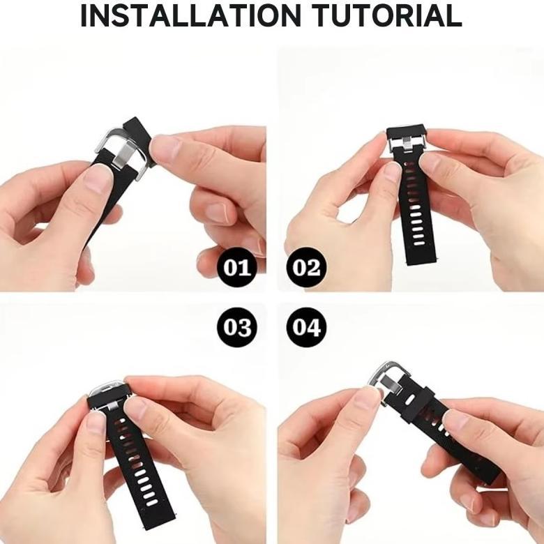 TERLARIS 10PCS LOOP STRAP JAM TANGAN RING STRAP JAM TANGAN RUBBER RING LOOP JAM TANGAN KARET