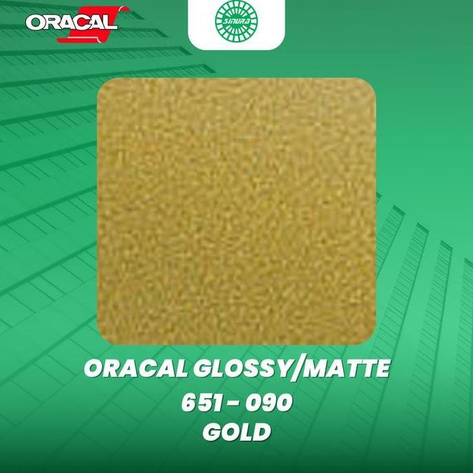 Sticker Oracal 651-091 GOLD (GLOSSY/MATTE)
