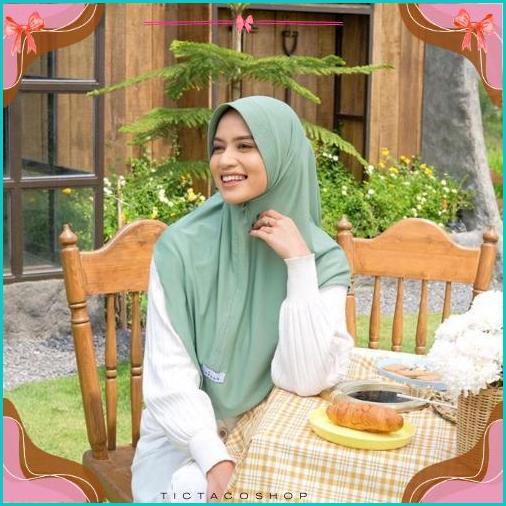 (Bisa Cod)Kenan Hijab Original Size L Lana - Daily Jilbab Bergo Instan Jersey Premium