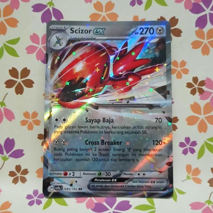 scizor EX RR pokemon tcg indonesia
