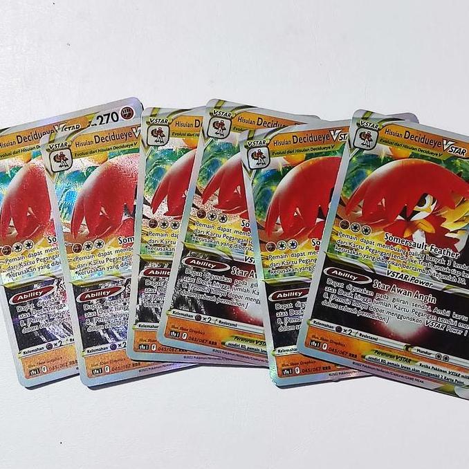 Hisuian Decidueye VSTAR RRR 045/067 S9a - Kartu Pokemon Indonesia
