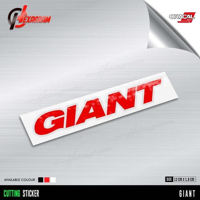 Promo Cutting Sticker Sepeda Giant | Stiker Sepeda Giant | Giant Cod