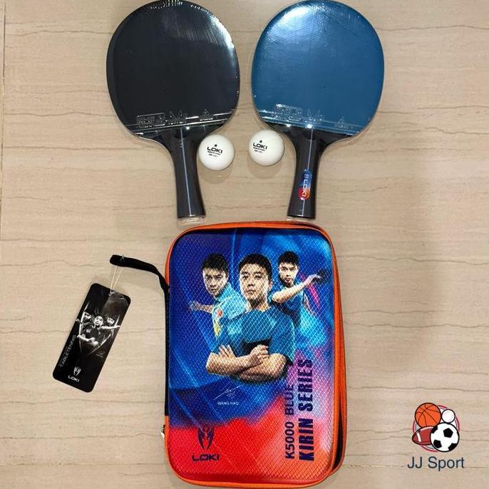 TERMURAH - Bet Pingpong LOKI Bat Pingpong LOKI isi 2 Blue Sponge ORIGINAL