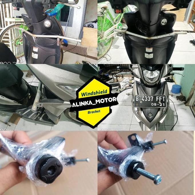 Dudukan Lampu Tembak Suzuki Address Palang Lampu