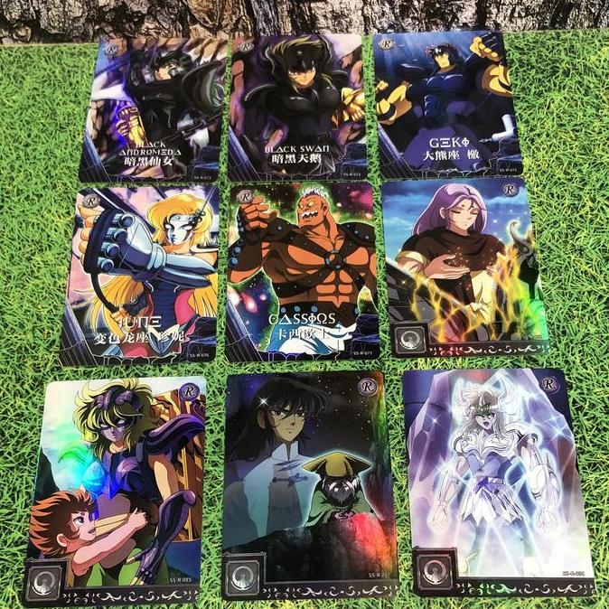 kartu kayou saint seiya carddass saint seiya ikki hyoga shun shiryu gold (3)