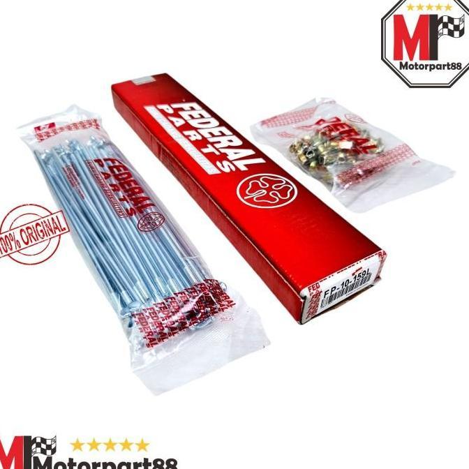 JARI JARI VELG JERUJI SPOKE SET FP-10-162 BELAKANG GLPRO NEOTECH MAX SMASH SHOGUN 110 TORNADO RC80 R