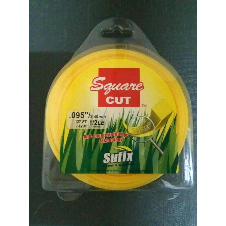 senar pemotong rumput meter sufix original - pisau senar pemotong rumput sufix