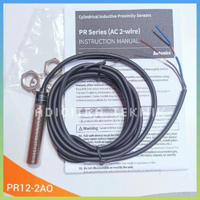 Inductive Proximity Sensor Pr12-2Ao Ac 2 Wire Terbaru 