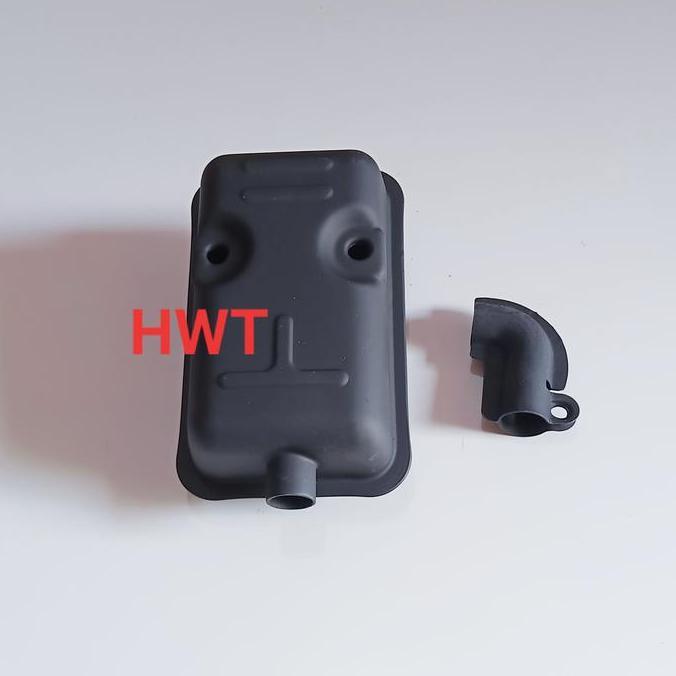 knalpot mesin potong rumput bg328 ~ muffler assy potong rumput bg328