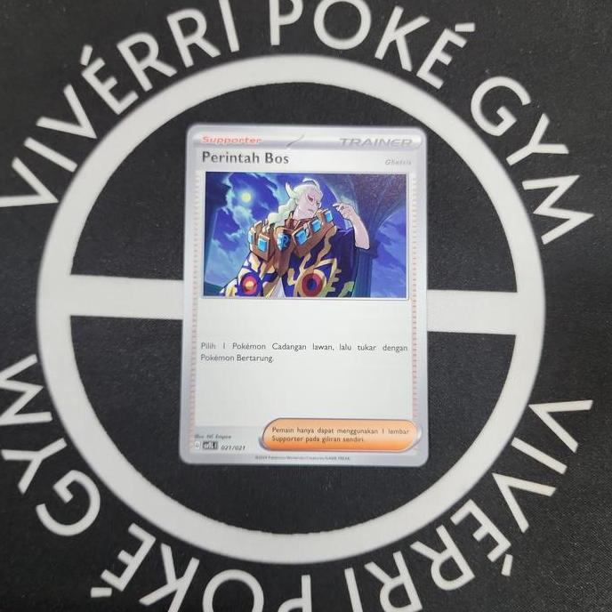 Perintah Bos Non Foil Kartu Pokemon TCG Indonesia