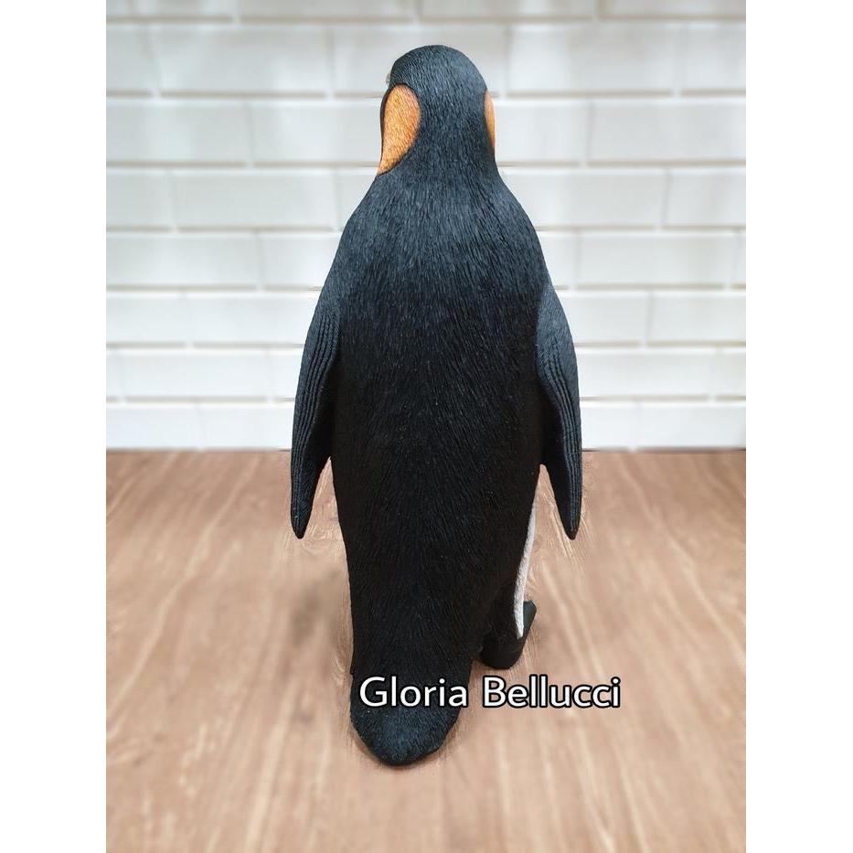 patung pajangan penguin jumbo burung pinguin hiasan taman kolam kebun
