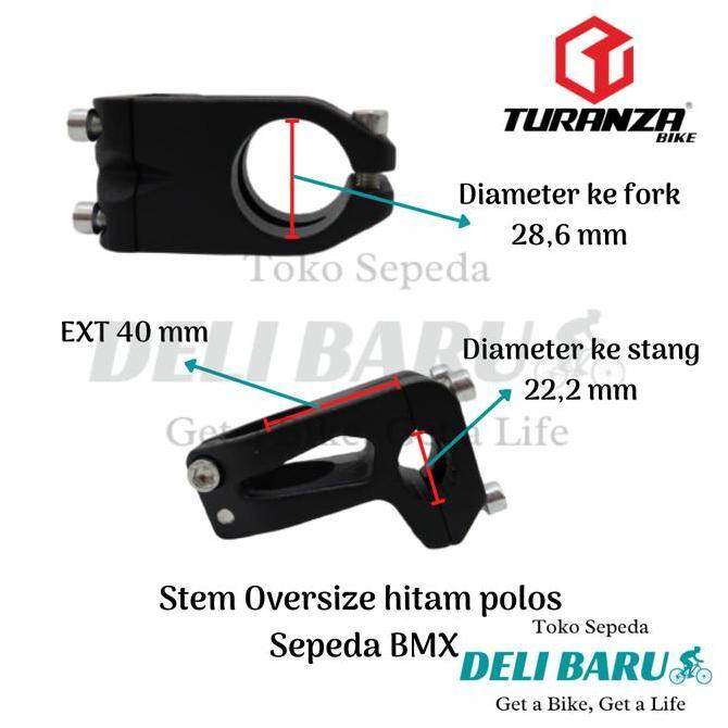 Promo Stem Dudukan Stang Sepeda Bmx Turanza Cod