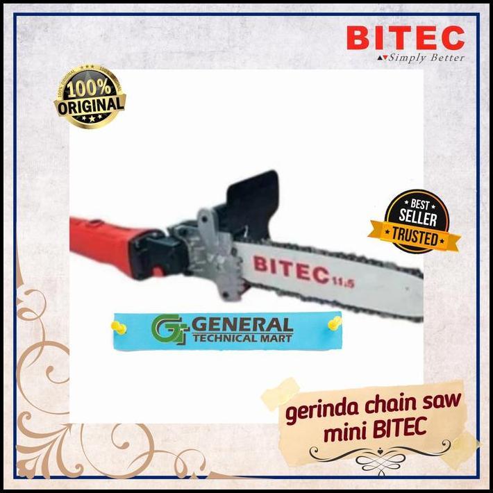 DISKON PAKET GERINDA CHAIN SAW MINI BITEC MESIN GERGAJI KAYU MINI MURAH 