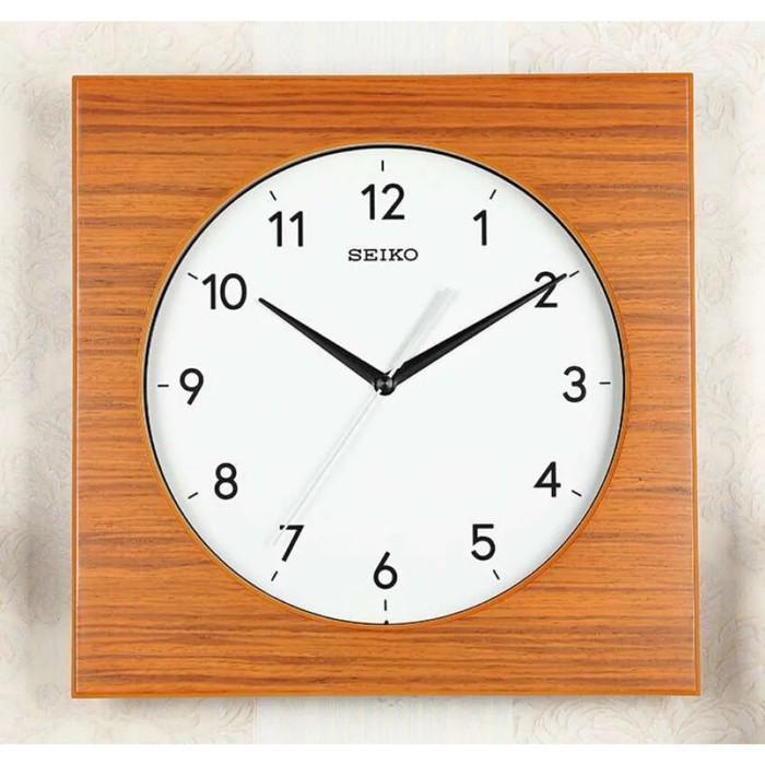 Jam Dinding Seiko QXA766 Case Kayu Sweep / Seiko QXA766 Quite Sweep