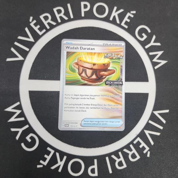 Wadah Daratan Promo Deck Taktik Kartu Pokemon TCG Indonesia